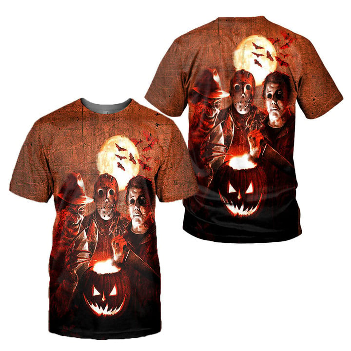 Horror movie 3D All Over Printed Shirts For Men and Women 114