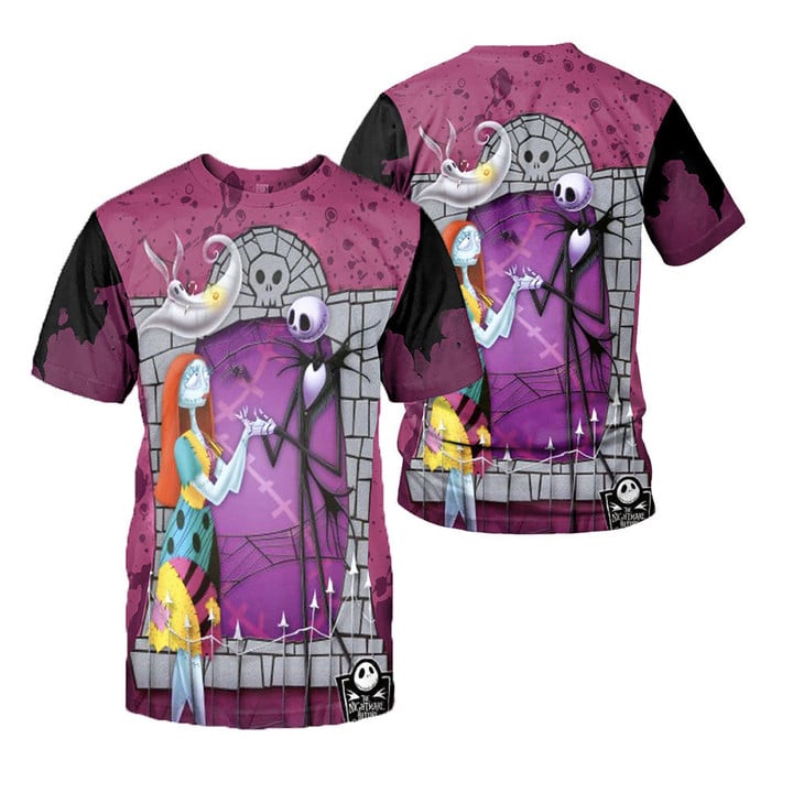 Jack & Sally Hoodie 3D All Over Printed Shirts For Men And Women 479
