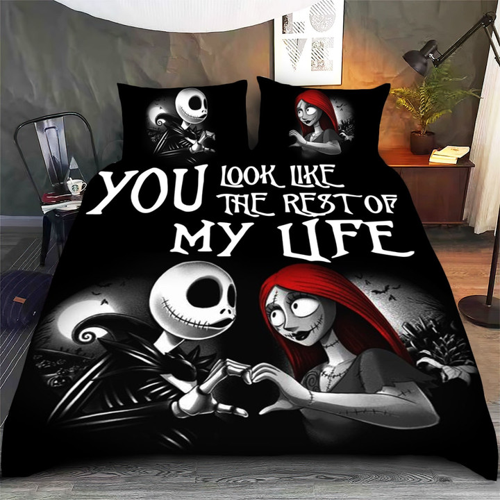Jack Love Sally You Look Like The Rest Of My Life Quilt Bedding Set GINNBC79764