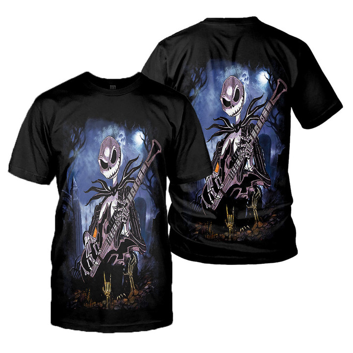 Jack Skellington 3D All Over Printed Shirts For Men And Women 02