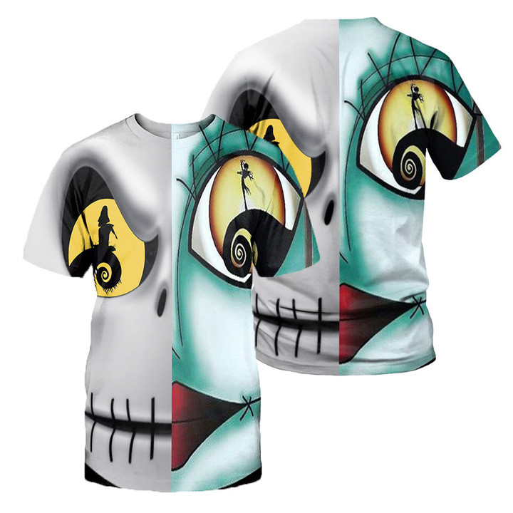 Jack Skellington 3D All Over Printed Shirts For Men And Women 12