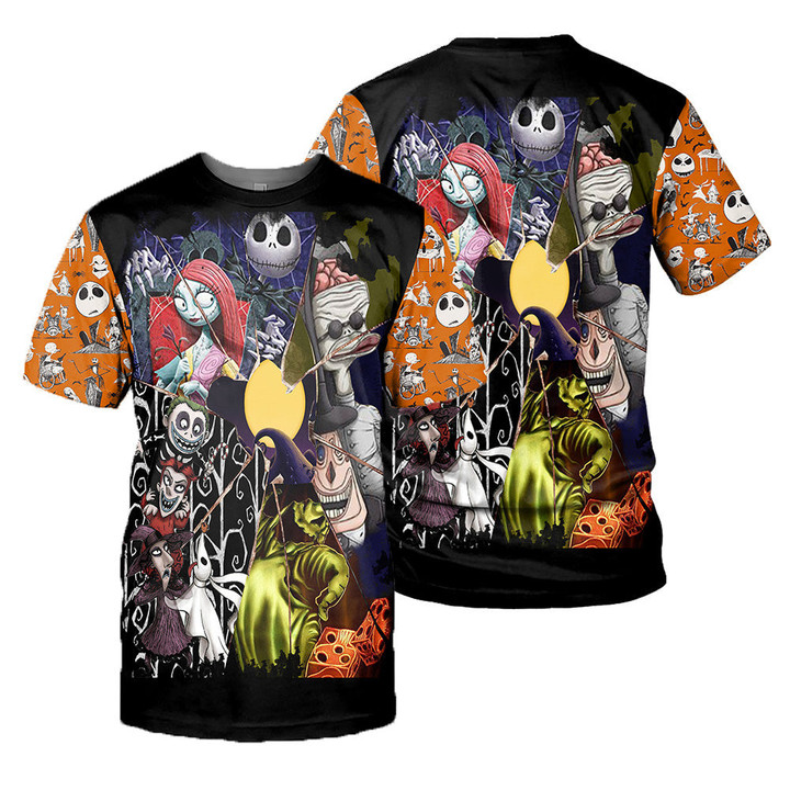 Jack Skellington 3D All Over Printed Shirts For Men And Women 272