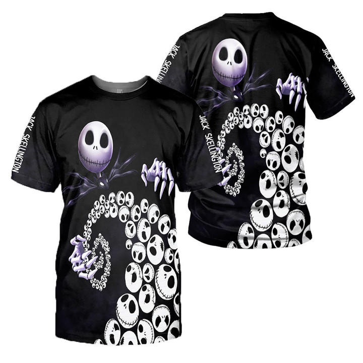 Jack Skellington 3D All Over Printed Shirts For Men And Women 315