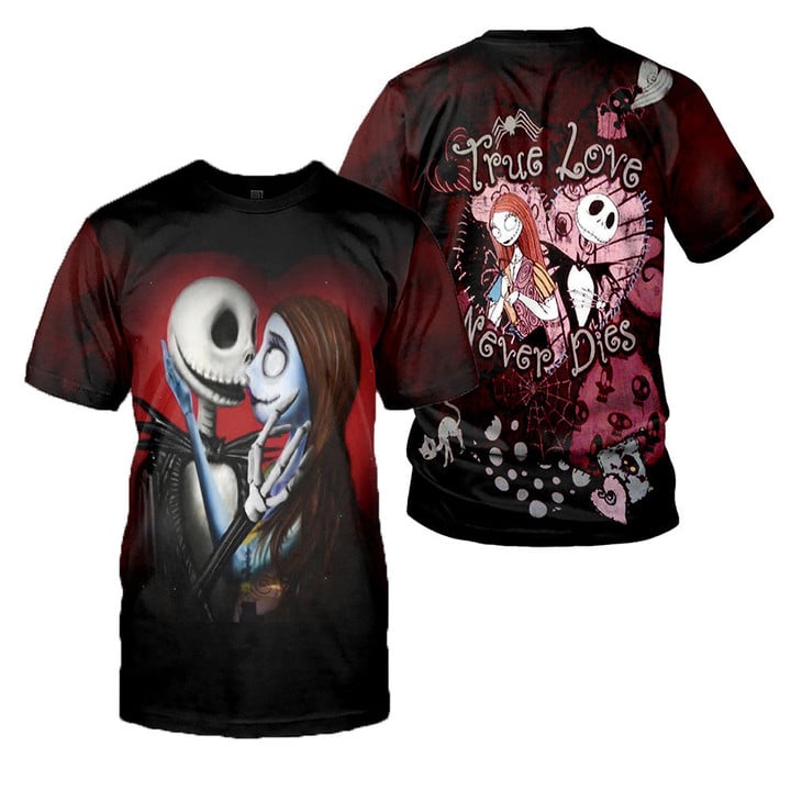 Jack Skellington 3D All Over Printed Shirts For Men And Women 321