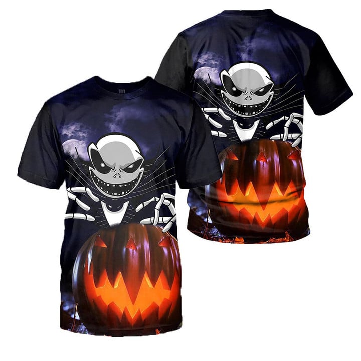 Jack Skellington 3D All Over Printed Shirts For Men And Women 326