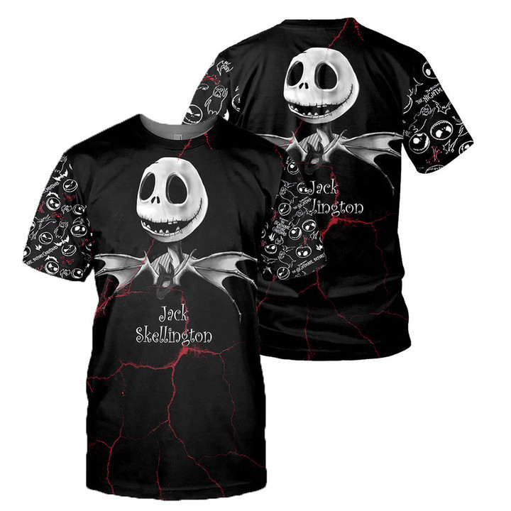 Jack Skellington 3D All Over Printed Shirts For Men And Women 339