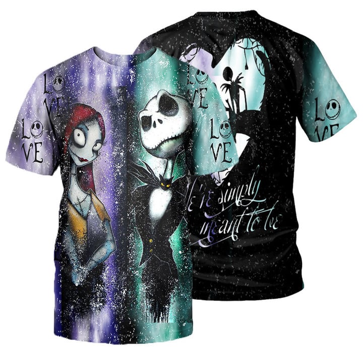 Jack Skellington 3D All Over Printed Shirts For Men And Women 34