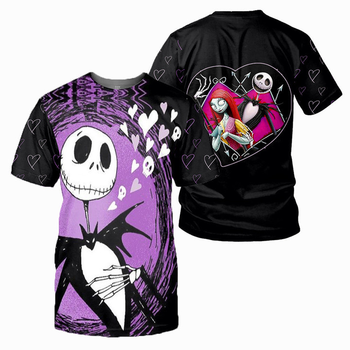 Jack Skellington 3D All Over Printed Shirts For Men And Women 344