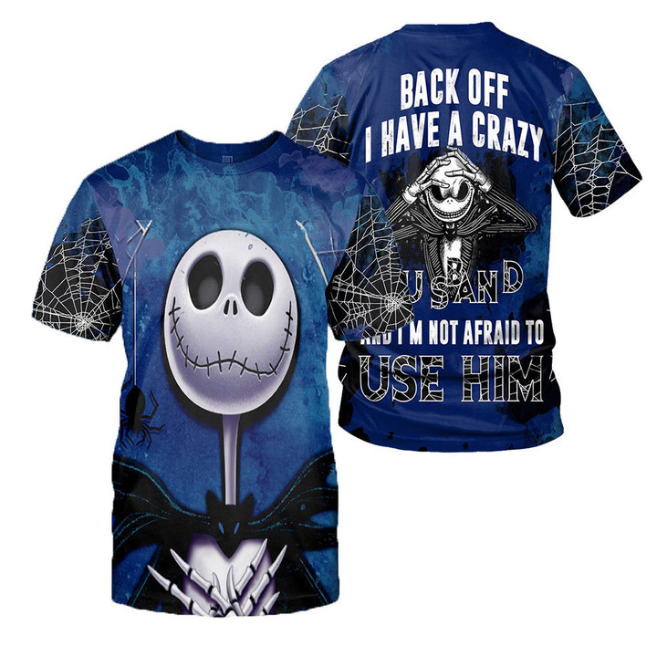 Jack Skellington 3D All Over Printed Shirts For Men And Women 360