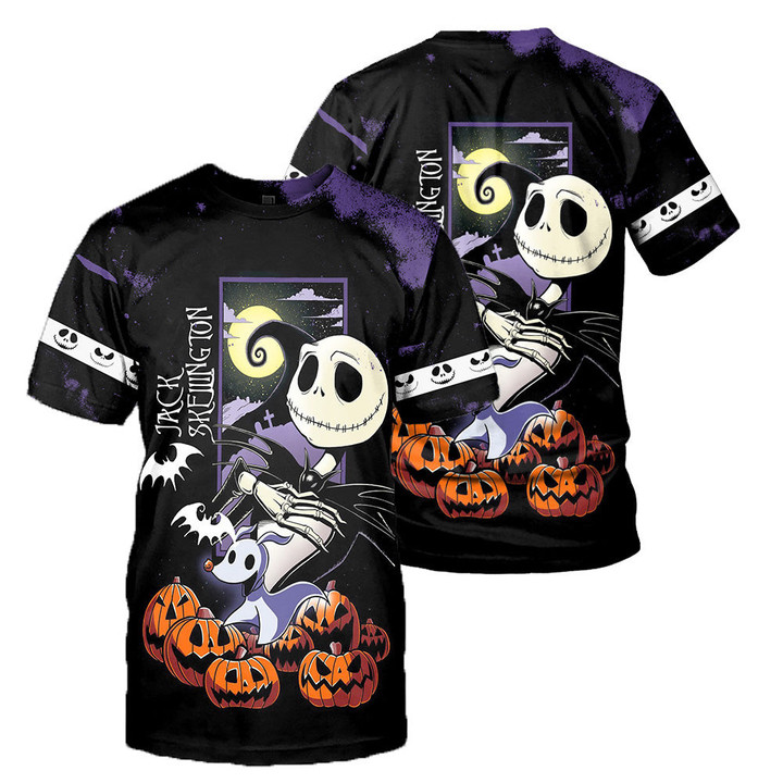 Jack Skellington 3D All Over Printed Shirts For Men And Women 365