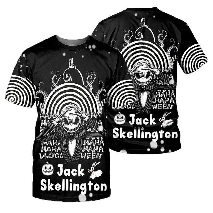 Jack Skellington 3D All Over Printed Shirts For Men And Women 369