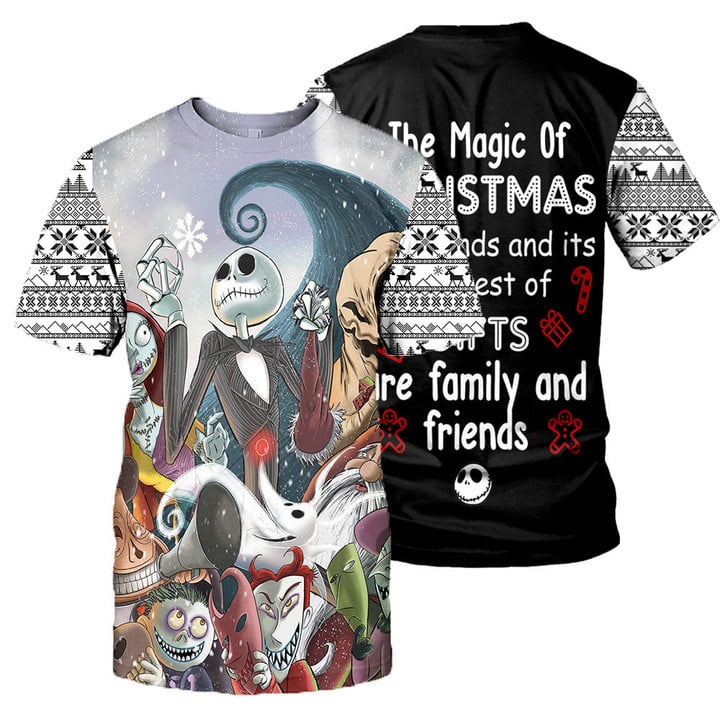 Jack Skellington 3D All Over Printed Shirts For Men And Women 400