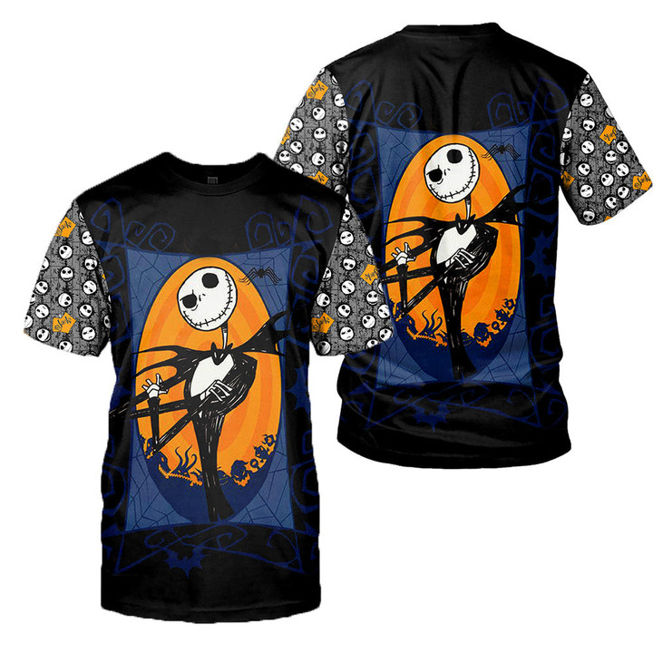 Jack Skellington 3D All Over Printed Shirts For Men And Women 404