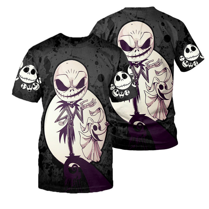 Jack Skellington 3D All Over Printed Shirts For Men And Women 409