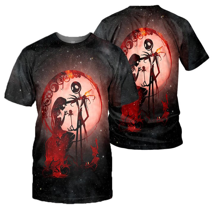 Jack Skellington 3D All Over Printed Shirts For Men And Women 42