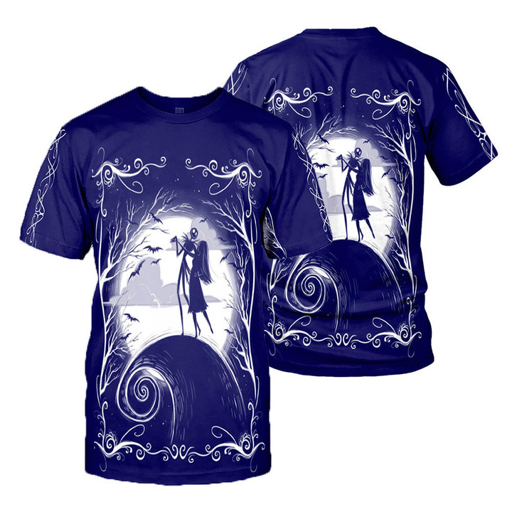 Jack Skellington 3D All Over Printed Shirts For Men And Women 420
