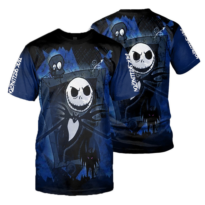 Jack Skellington 3D All Over Printed Shirts For Men And Women 440