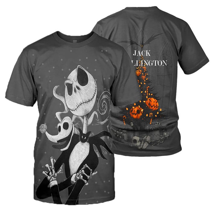 Jack Skellington 3D All Over Printed Shirts For Men And Women 449