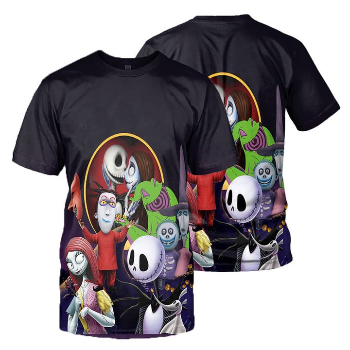 Jack Skellington 3D All Over Printed Shirts For Men And Women 459