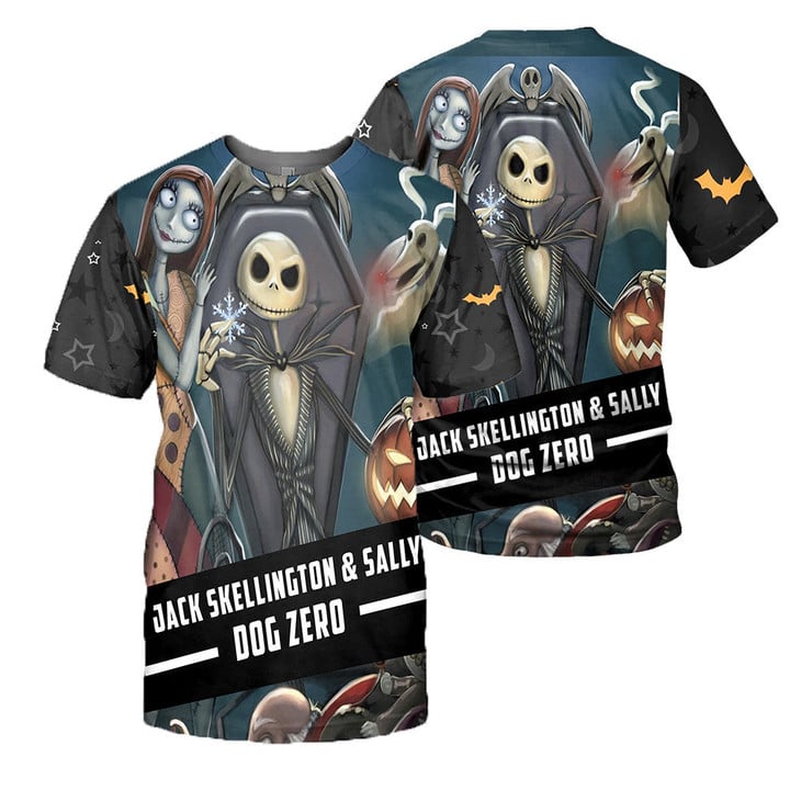 Jack Skellington Hoodie 3D All Over Printed Shirts For Men And Women 481