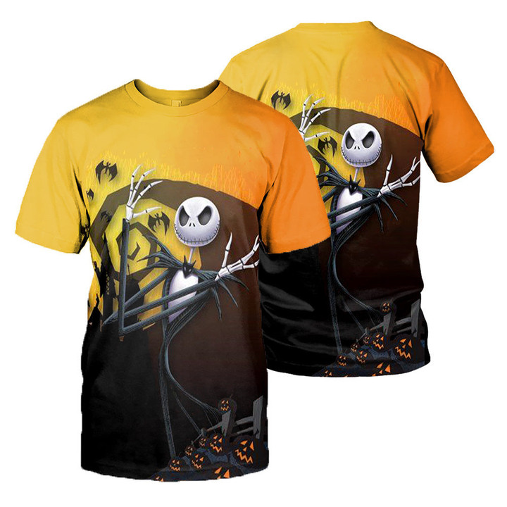 Jack Skellington Hoodie 3D All Over Printed Shirts For Men And Women 494
