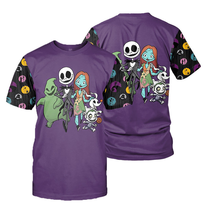 Jack Skellington Hoodie 3D All Over Printed Shirts For Men And Women 509