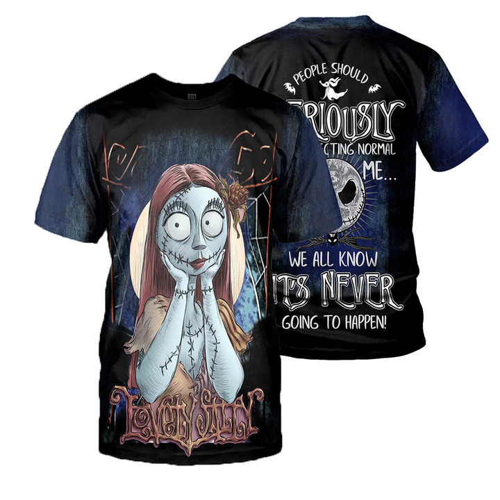 Jack&Sally hoodie 3D All Over Printed Shirts For Men And Women 472 - "People Should Seriously, Stop Expecting Normal From Me, We All Know It's Never Going To Happen!