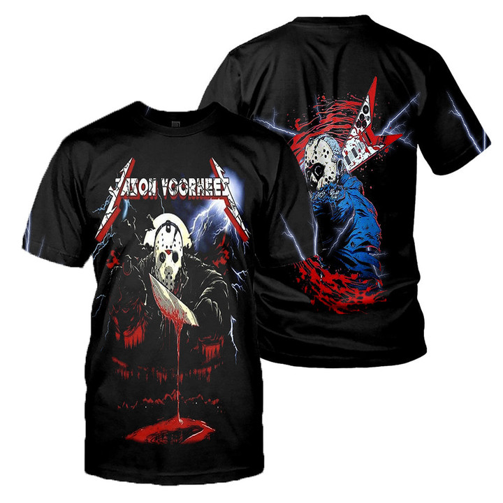 Jason Voorhees 3D All Over Printed Shirts For Men and Women 09