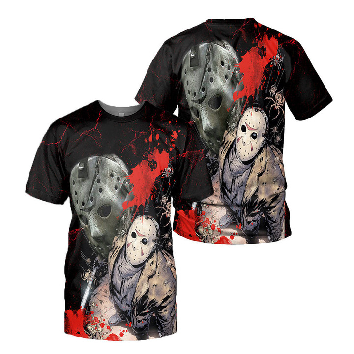 Jason Voorhees 3D All Over Printed Shirts For Men and Women 119