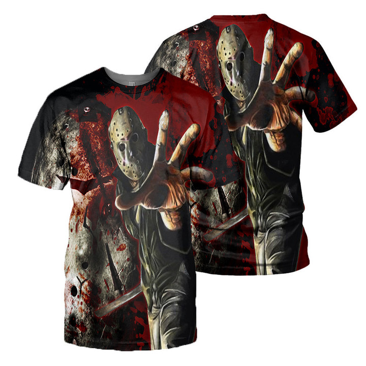 Jason Voorhees 3D All Over Printed Shirts For Men and Women 126