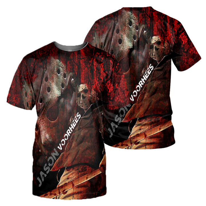 Jason Voorhees 3D All Over Printed Shirts For Men and Women 127