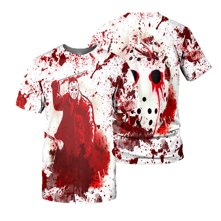 Jason Voorhees 3D All Over Printed Shirts For Men and Women 15