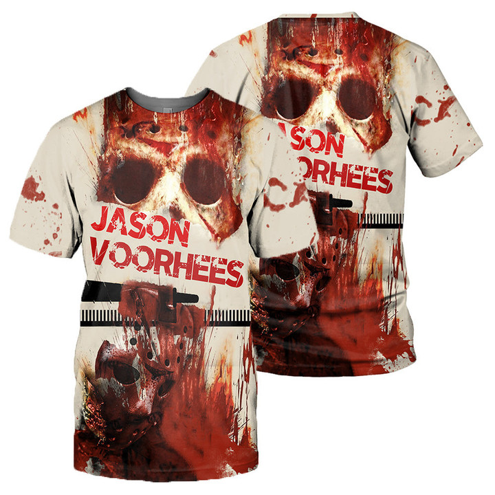 Jason Voorhees 3D All Over Printed Shirts For Men and Women 152