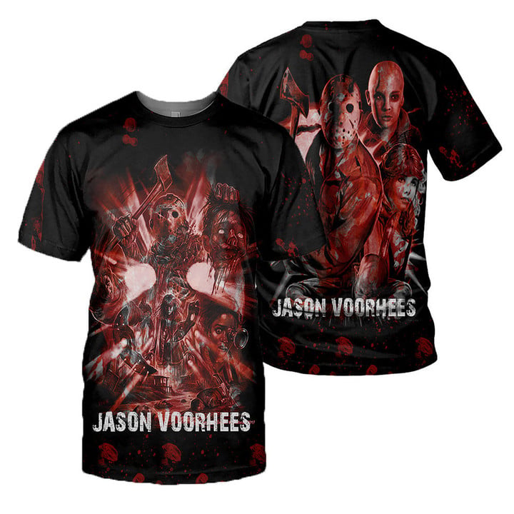Jason Voorhees 3D All Over Printed Shirts For Men and Women 172
