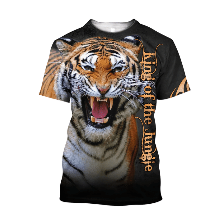 King Of Jungle Tiger 3D All Over Printed Shirts For Men And Women 13