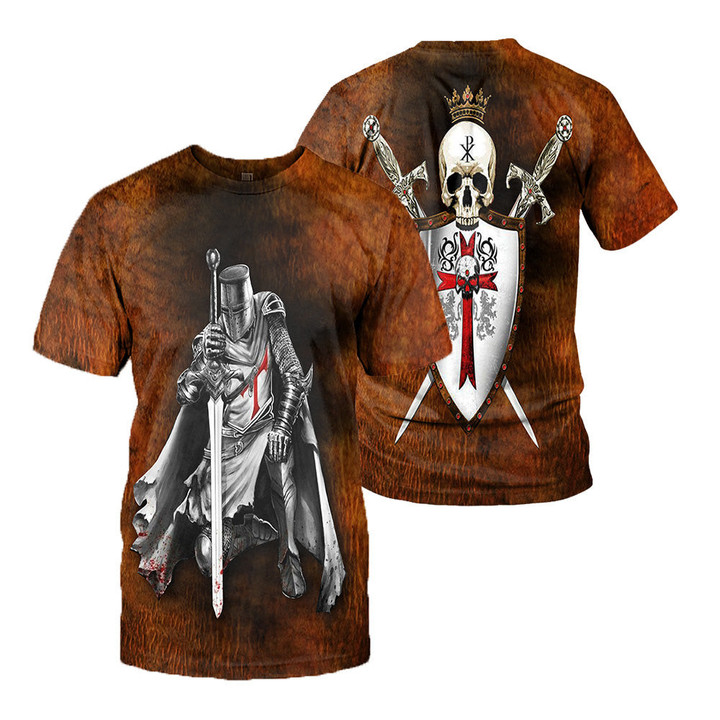 Knights Templar 3D All Over Printed Shirts For Men And Women 04