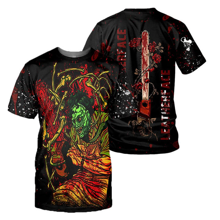 Leatherface 3D All Over Printed Shirts For Men and Women 165