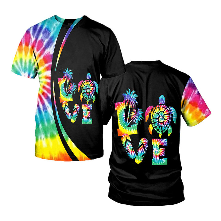 Love Sea Turtle 3D All Over Printed Shirts For Men And Women 75