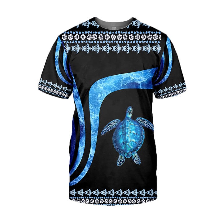 Love Sea Turtle 3D All Over Printed Shirts For Men And Women 77