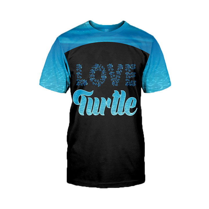Love Turtle 3D All Over Printed Shirts For Men And Women 84
