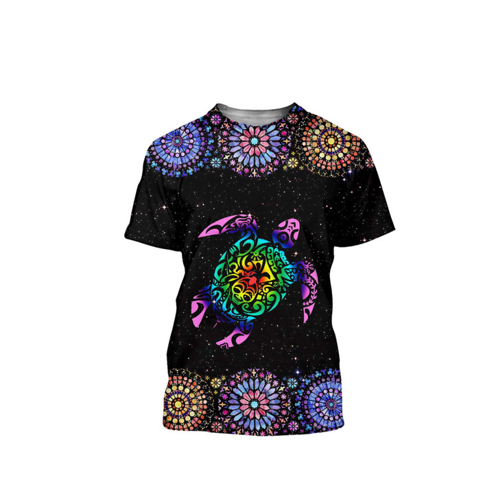 Mandala Turtle 3D All Over Printed Shirts For Men And Women 64