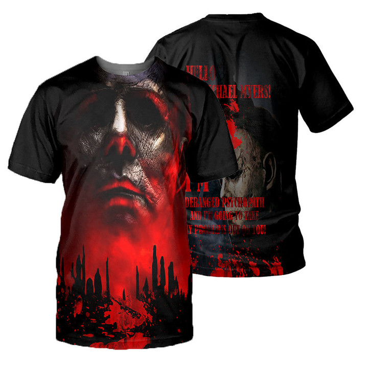 Michael Myers 3D All Over Printed Shirts For Men and Women 177