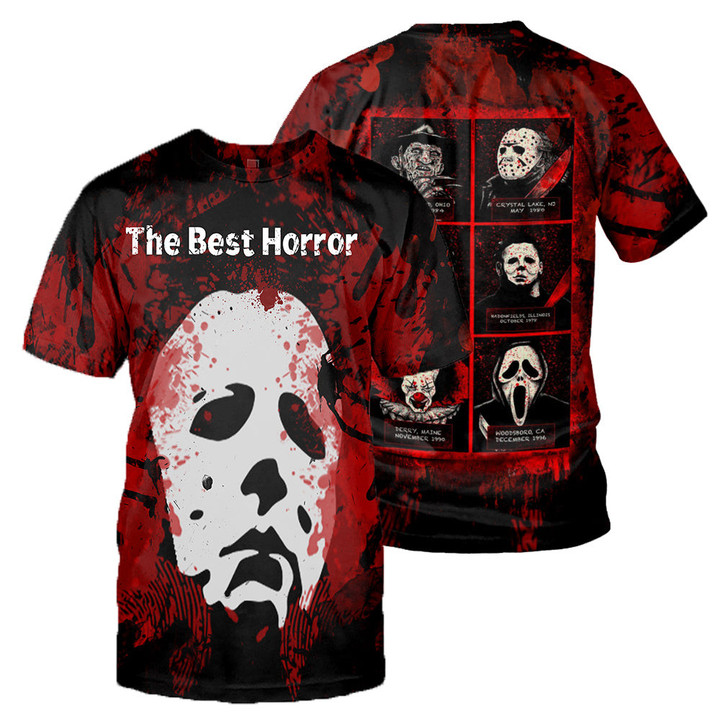 Michael Myers 3D All Over Printed Shirts For Men and Women 19