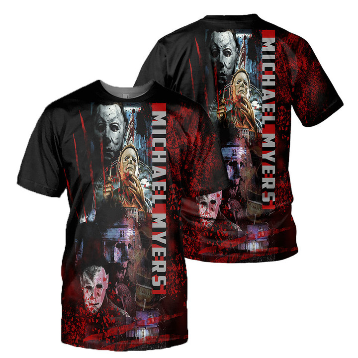 Michael Myers 3D All Over Printed Shirts For Men and Women 25
