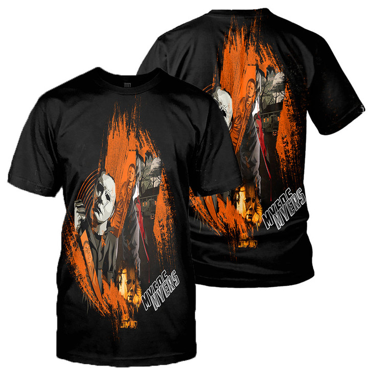 Michael Myers 3D All Over Printed Shirts For Men and Women 26
