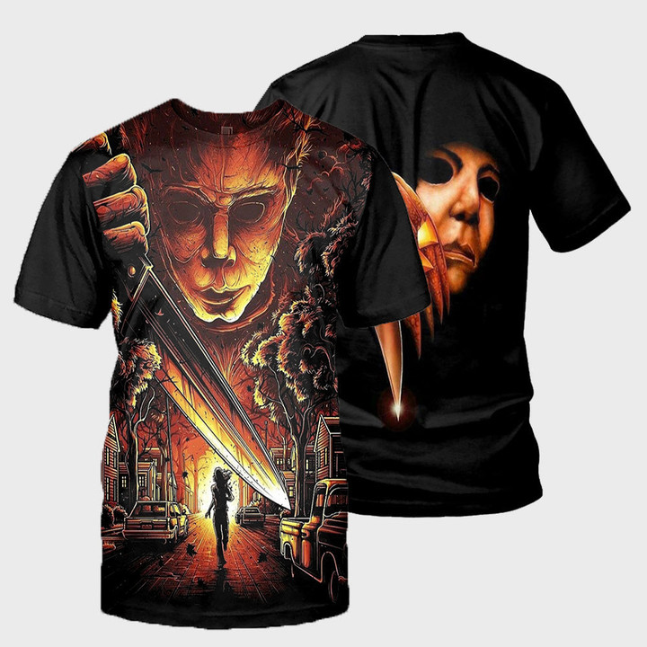 Michael Myers 3D All Over Printed Shirts For Men and Women 287