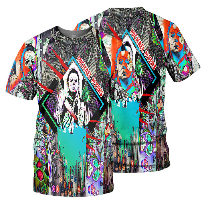 Michael Myers 3D All Over Printed Shirts For Men and Women 31