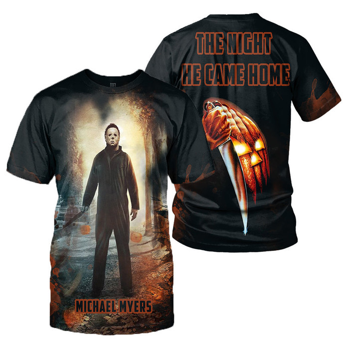 Michael Myers The Night He Came Home 3D All Over Printed Shirts For Men and Women 295