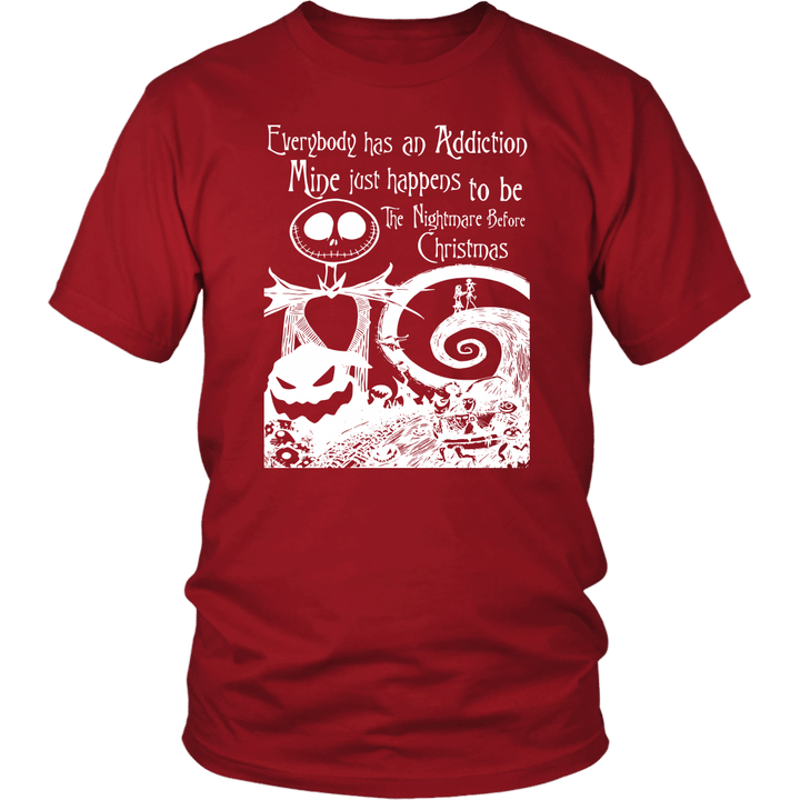 My Addiction is The Nightmare Before Christmas T-Shirt