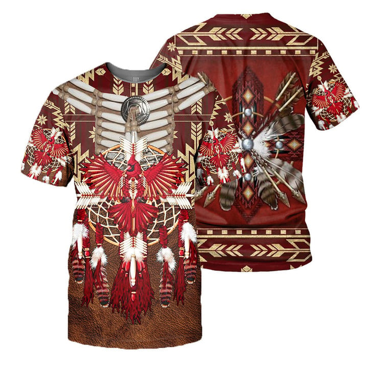 Native Pattern 3D All Over Printed Shirts For Men And Women 08